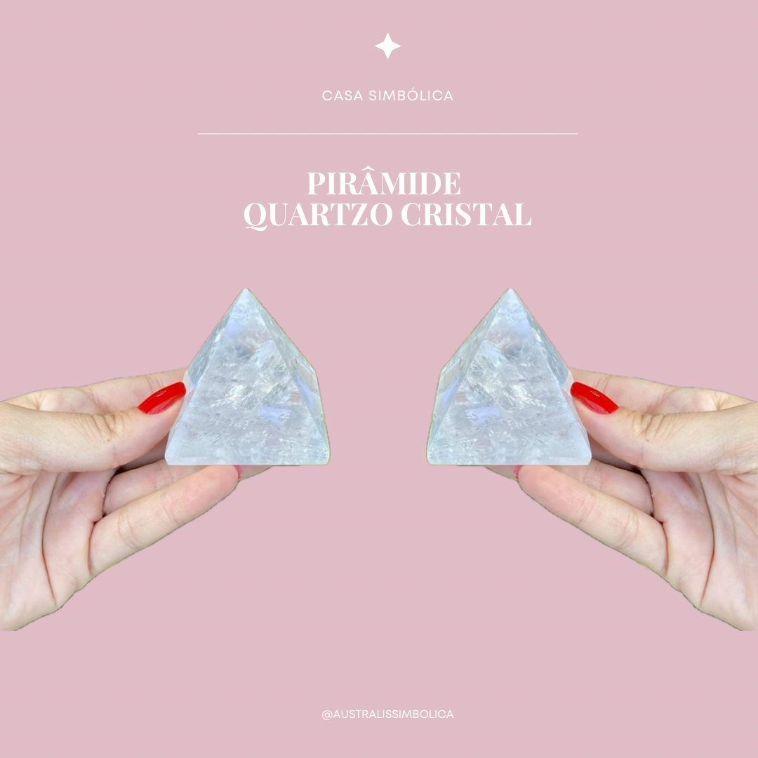 Pirâmide Quartzo Cristal